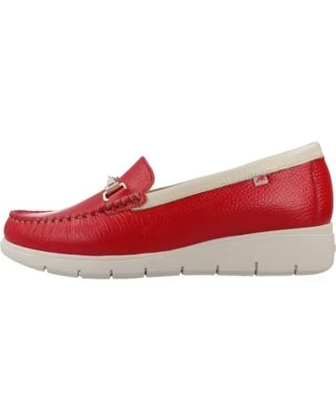 FLUCHOS MOCASINES MUJER MODELO 2421F COLOR ROJO ROJORAW