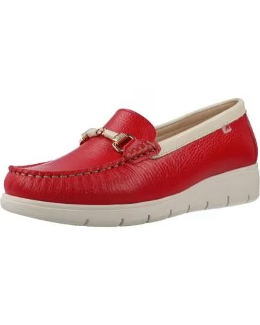 FLUCHOS MOCASINES MUJER MODELO 2421F COLOR ROJO ROJORAW