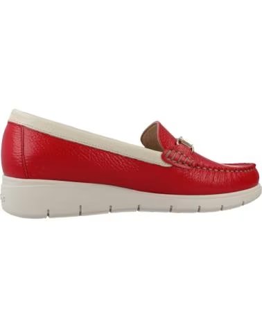 FLUCHOS MOCASINES MUJER MODELO 2421F COLOR ROJO ROJORAW