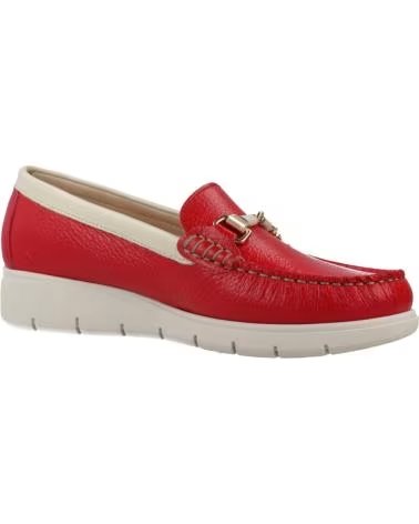 FLUCHOS MOCASINES MUJER MODELO 2421F COLOR ROJO ROJORAW