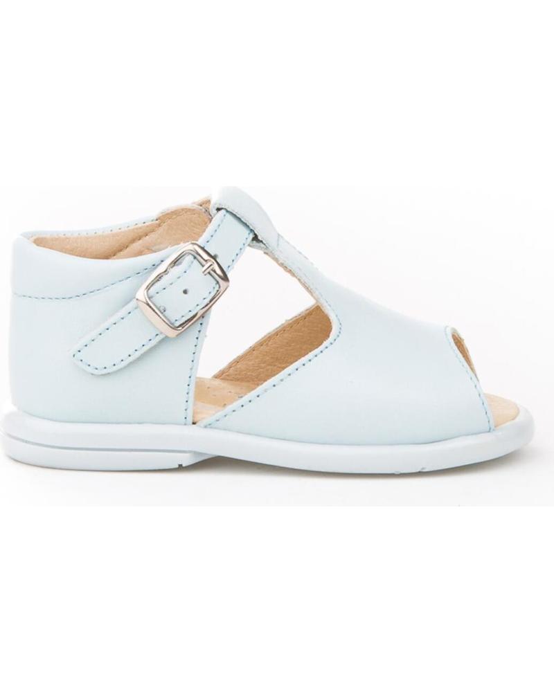Sandali per Bambina e Bambino ANGELITOS SANDALIA PIEL 532 CELESTE