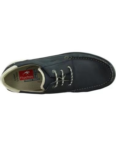 FLUCHOS Zapatos 091-F2149 en azul para hombre VAGABUCK OCEANOCOM 3