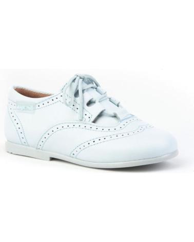 girl and boy shoes ANGELITOS INGLESITA PIEL 505 CELESTE