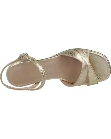 SANDALO CON TACCO WONDERS ZAIDA PLATINO GOLD 1171567 VARIOS COLORES