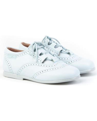 girl and boy shoes ANGELITOS INGLESITA PIEL 505 CELESTE