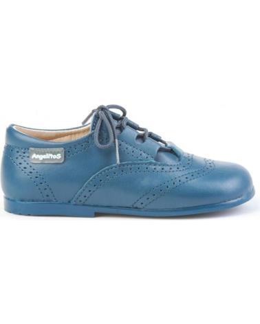 girl and boy shoes ANGELITOS INGLESITA PIEL 505 AZUL