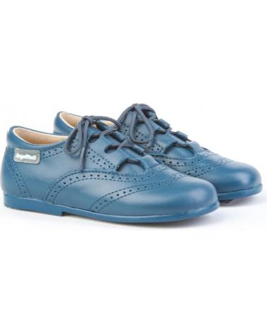girl and boy shoes ANGELITOS INGLESITA PIEL 505 AZUL