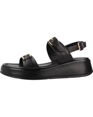 SANDALIA WONDERS YUNA 57 CON HEBILLAS EN NEGRO