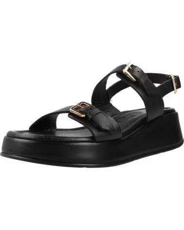SANDALI WONDERS YUNA 57 CON FIBBIE NERO NEGRO