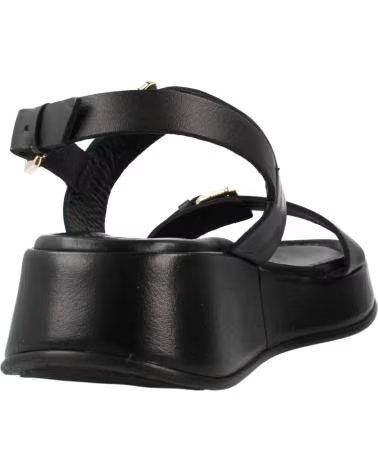 SANDALI WONDERS YUNA 57 CON FIBBIE NERO NEGRO