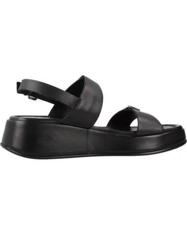 SANDALI WONDERS YUNA 57 CON FIBBIE NERO NEGRO