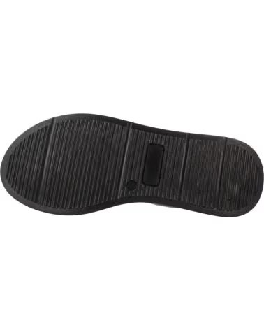 SANDALI WONDERS YUNA 57 CON FIBBIE NERO NEGRO