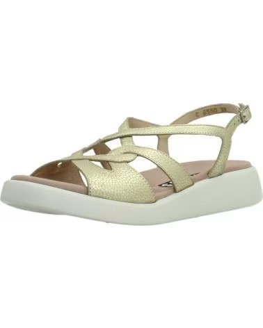 SANDALO WONDERS C-6550 PIATTAFORMA METALLIZZATO PLATEADO