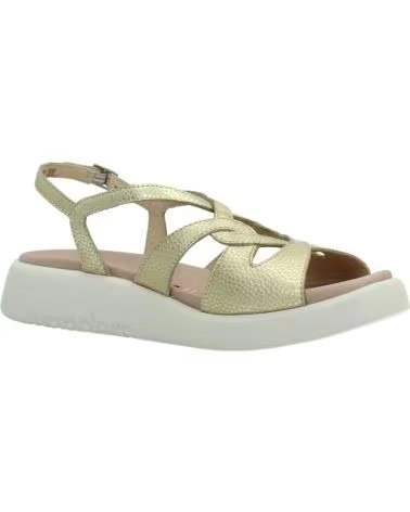 SANDALO WONDERS C-6550 PIATTAFORMA METALLIZZATO PLATEADO