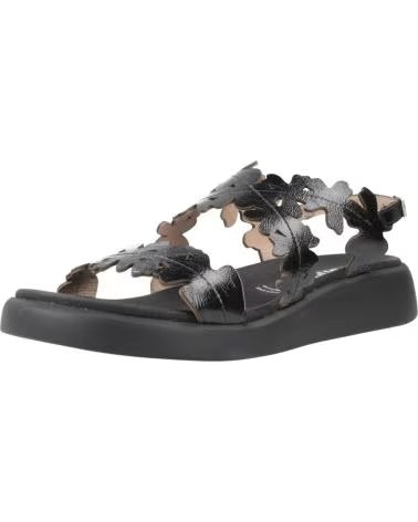 WONDERS SANDALIAS DE PLATAFORMA MAR 51 EN ROSA PARA MUJER LACK NEGRO