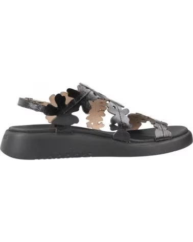 WONDERS SANDALIAS DE PLATAFORMA MAR 51 EN ROSA PARA MUJER LACK NEGRO