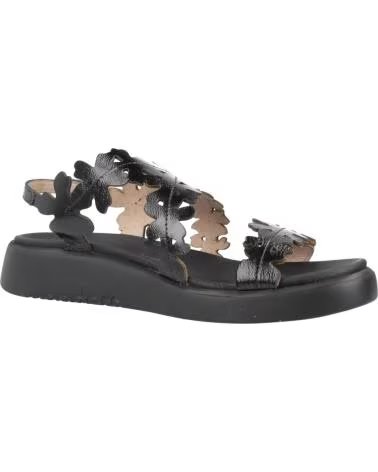 WONDERS SANDALIAS DE PLATAFORMA MAR 51 EN ROSA PARA MUJER LACK NEGRO