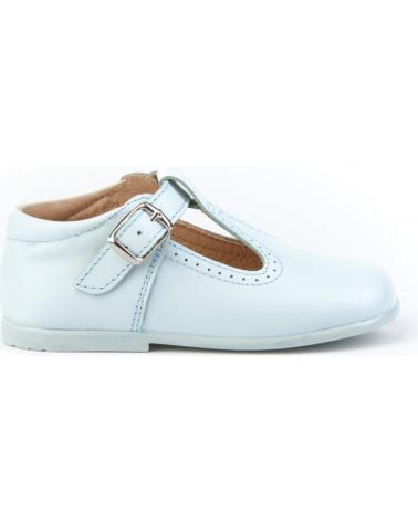 boy shoes ANGELITOS ZAPATO MERCEDITAS PIEL 503 CELESTE