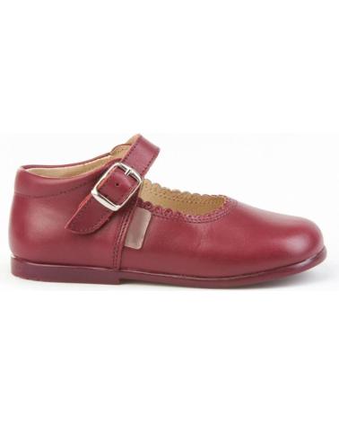 Scarpe per Bambina ANGELITOS ZAPATO MERCEDITAS PIEL 500 BURDEOS