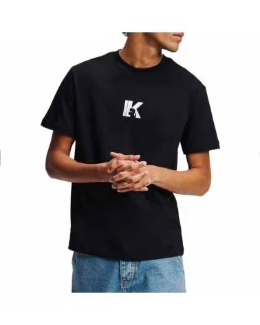 KARL LAGERFELD CAMISETA JEANS REG SS K LOGO BLACK