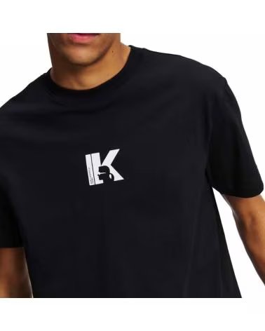 KARL LAGERFELD CAMISETA JEANS REG SS K LOGO BLACK
