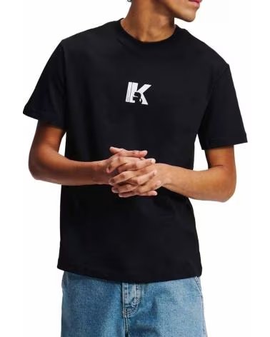 KARL LAGERFELD CAMISETA JEANS REG SS K LOGO BLACK