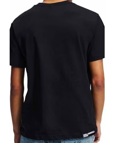 KARL LAGERFELD CAMISETA JEANS REG SS K LOGO BLACK