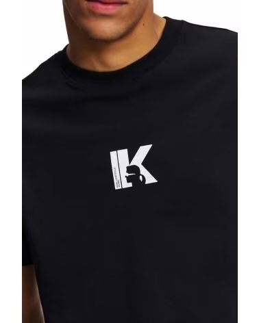 KARL LAGERFELD CAMISETA JEANS REG SS K LOGO BLACK