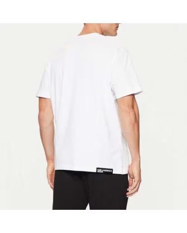 KARL LAGERFELD JEANS REG SS K LOGO T-SHIRT WHITE