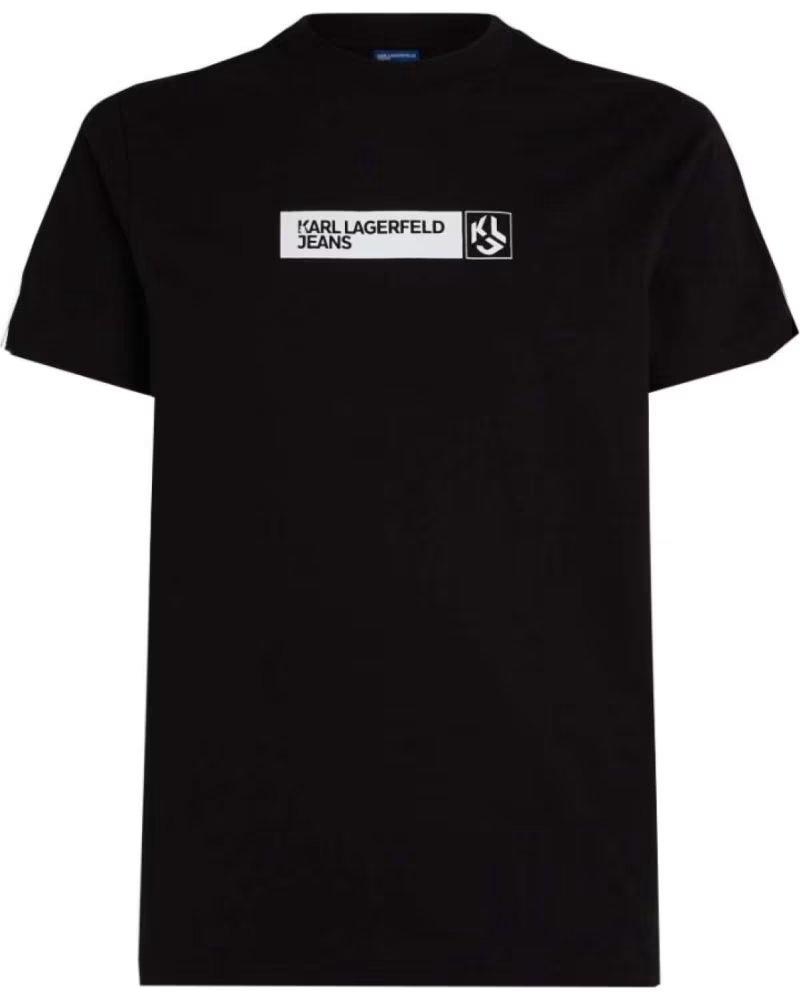 KARL LAGERFELD T-SHIRT SLIM FIT AVEC LOGO GRAPHIQUE BLACK