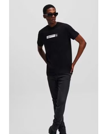 KARL LAGERFELD T-SHIRT SLIM FIT AVEC LOGO GRAPHIQUE BLACK