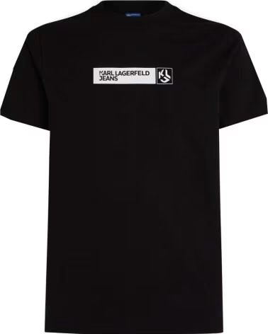 KARL LAGERFELD T-SHIRT SLIM FIT AVEC LOGO GRAPHIQUE BLACK