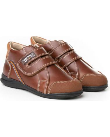 Botines de Niño ANGELITOS BOTA SPORT PIEL 686 CUERO