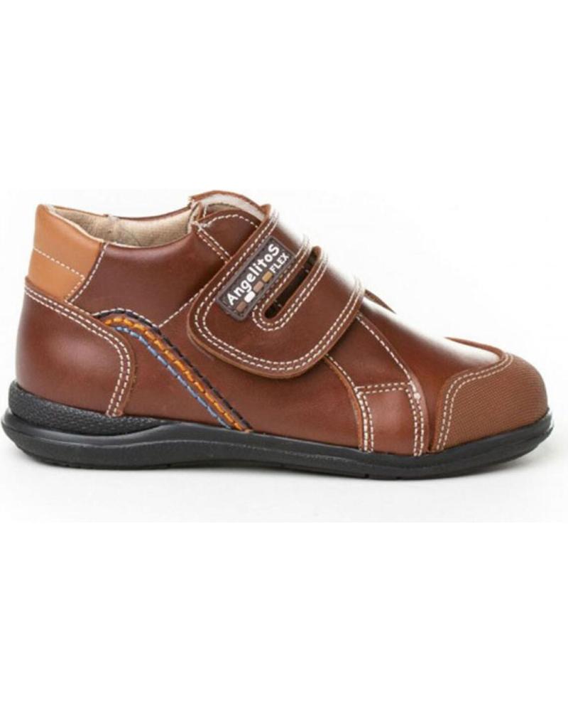 Botines de Niño ANGELITOS BOTA SPORT PIEL 686 CUERO