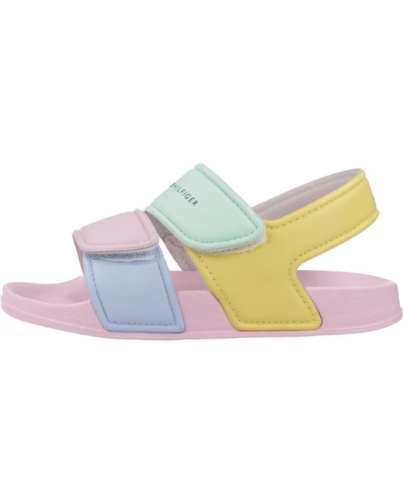 TOMMY HILFIGER JOEL SANDALS WITH VELCRO CLOSURE MULTICOLOR