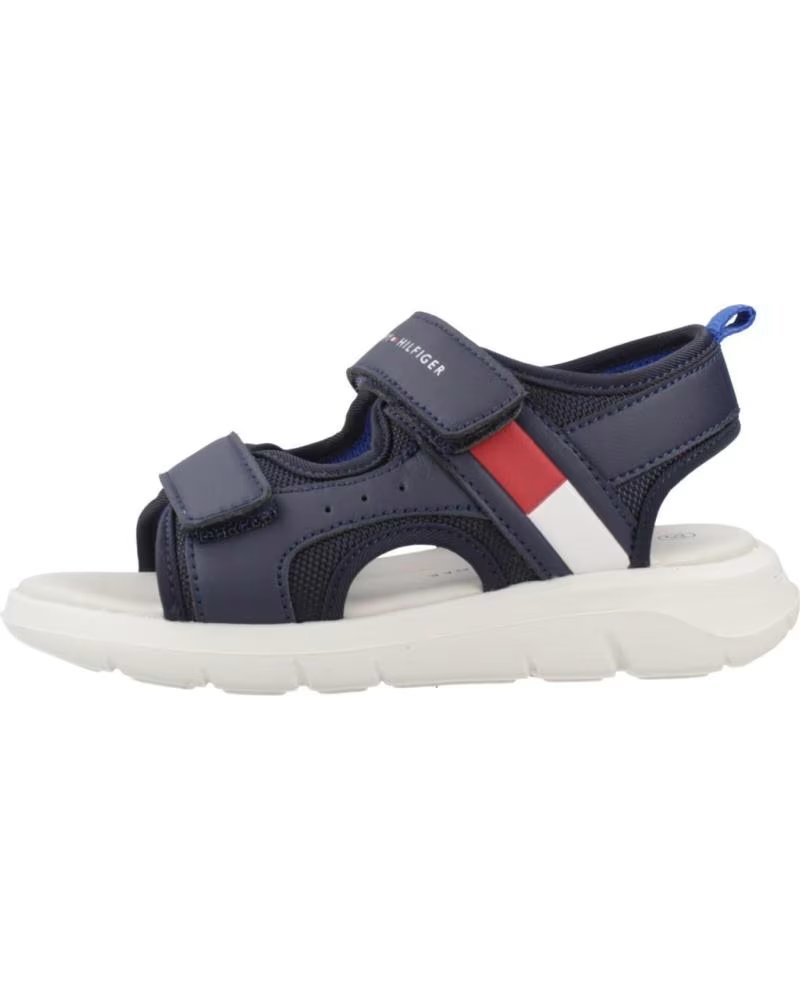 TOMMY HILFIGER SANDALI BAMBINO T1B2 34386 BLU BLUE