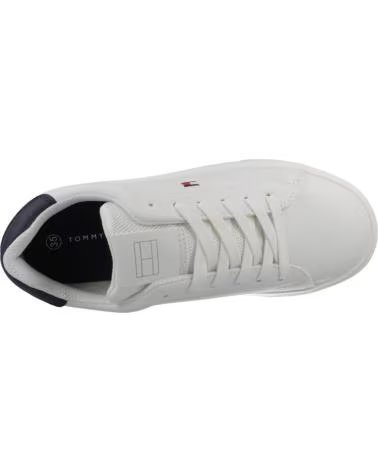 TOMMY HILFIGER T3X9 SNEAKER FÜR DAMEN, KLASSISCHER STIL WHTBLU