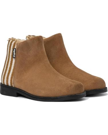 girl Mid boots ANGELITOS BOTA SPORT PIEL 752 TAUPE