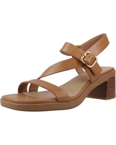 CLARKS SANDALI IN PELLE JAYLAN SOL 26186895C MARRONE TAN