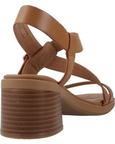 CLARKS SANDALI IN PELLE JAYLAN SOL 26186895C MARRONE TAN