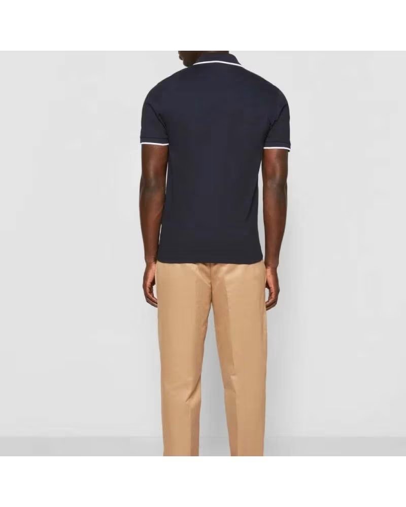 BOSS Polo De Manga Corta Passertip en azul para unisex MARINO