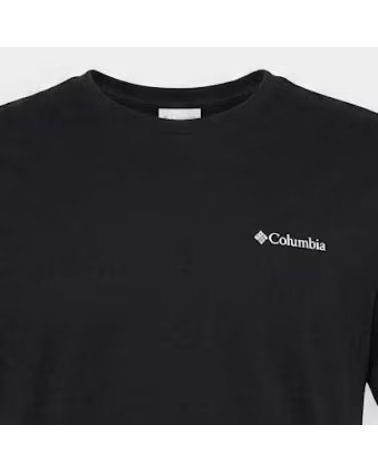 COLUMBIA CAMISETA DE MANGA CORTA CAMISETA CSC BASIC MANGA CORTA NEGRO ECLIPSE EN NEGRO PARA UNISEX
