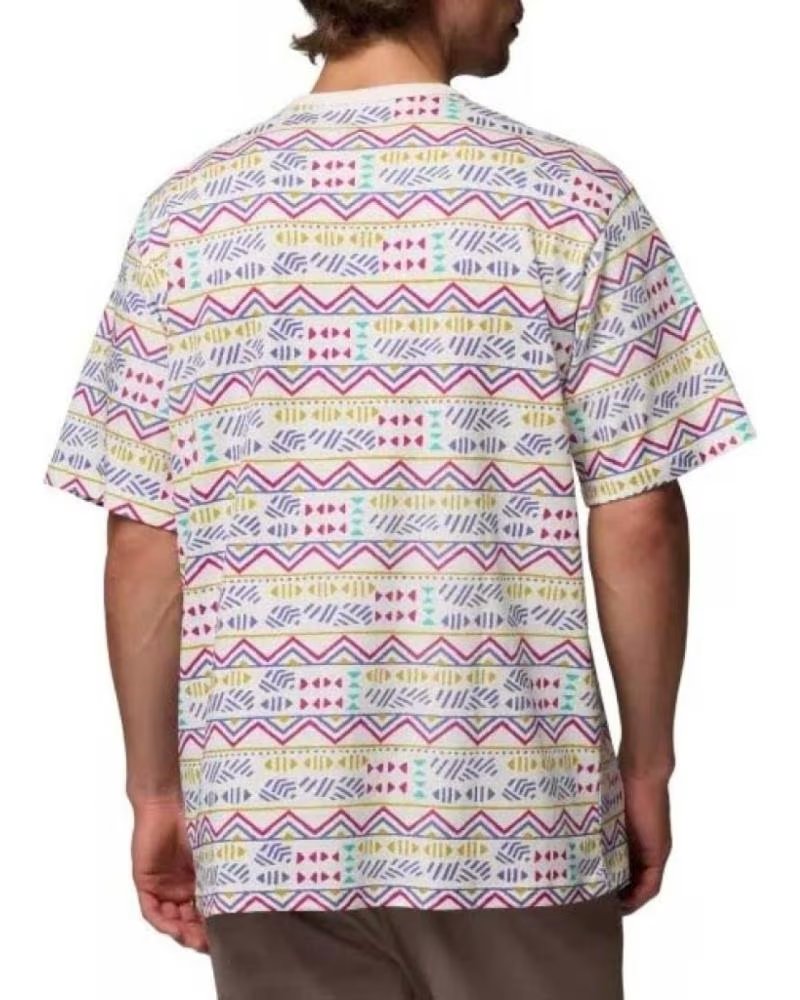COLUMBIA T-SHIRT HEAVYWEIGHT STAMPATA MULTICOLORE 126