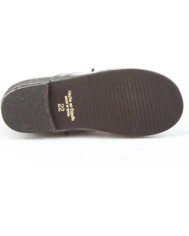 Scarpe per Bambina ANGELITOS ZAPATO INGLESITAS PIEL 1505 GRIS