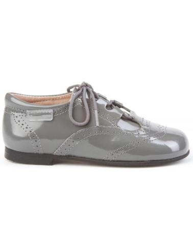 Scarpe per Bambina ANGELITOS ZAPATO INGLESITAS PIEL 1505 GRIS