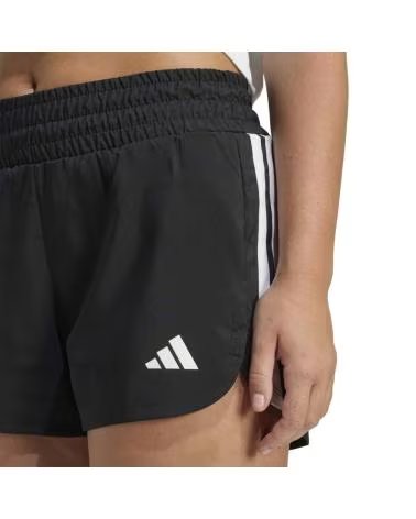 ADIDAS PANTALONES CORTOS DEPORTIVOS PACER HIGH MUJER BLACK