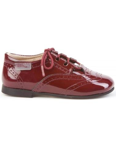 Scarpe per Bambina ANGELITOS ZAPATO INGLESITAS PIEL 1505 BURDEOS