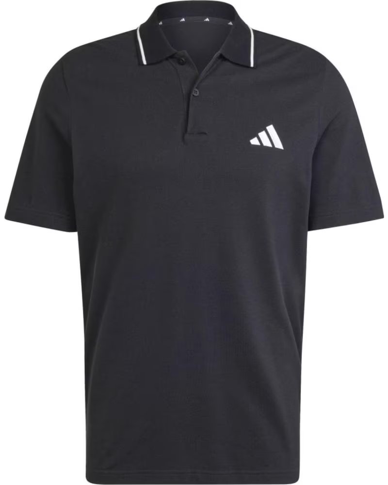 ADIDAS POLO M 3S PQ PS BLKWHT