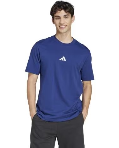ADIDAS CAMISETA DE MANGA CORTA JF1093 EN AZUL PARA HOMBRE BLANCO