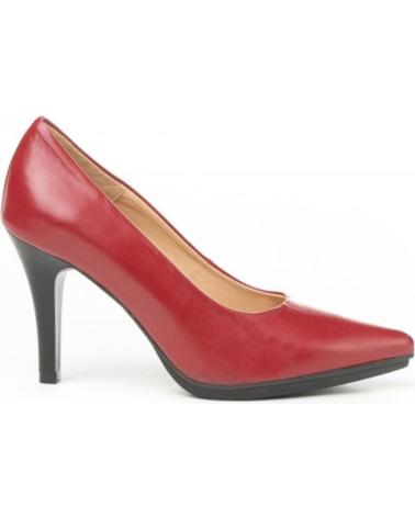 Zapatos de tacón de Mujer EVA MAÑAS SALON PIEL SOFT 1500 BURDEOS